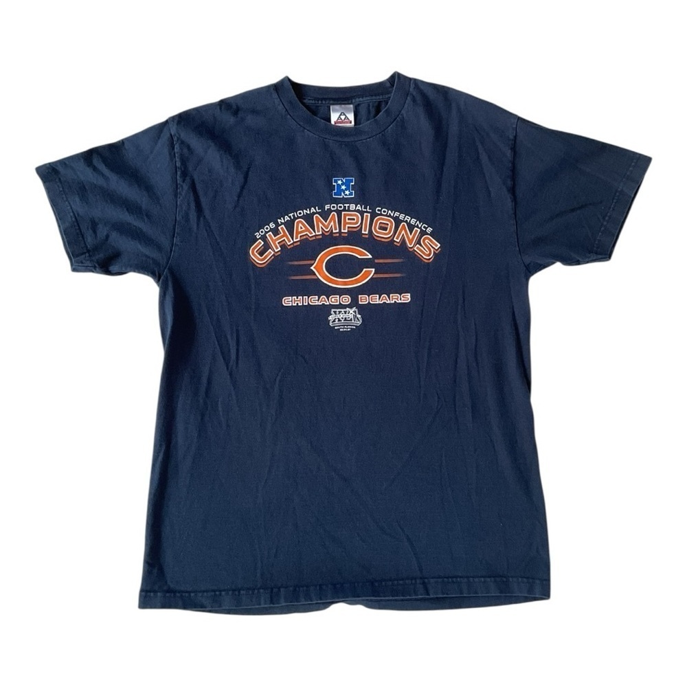 Chicago Bears NFC Champions T-Shirt Size L NFL Football 2006 - Picture 2 of 6